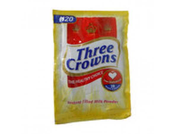 THREE CROWNS POWDERED MILK (STRINGED SACHET) 14g  | 1 CARTON